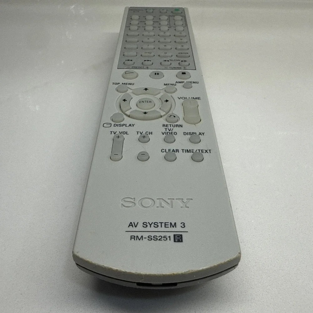 Sony RM-SS251 Remote Control for DAV-BC150 DAV-BC250 HCD-BC150 HCD-BC250 Tested